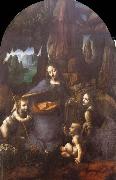 Leonardo  Da Vinci Madonna of the Rocks Spain oil painting artist